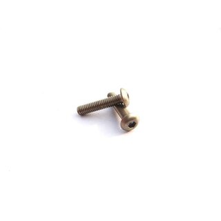 Hiro Seiko Titanium Hex Socket Button Head Screw M4x18 (2pc)