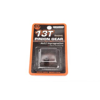 Hiro Seiko Hard Coated Alum. Pinion Gear (MoS2) DP48-13T