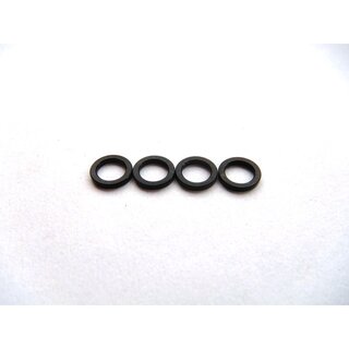 Hiro Seiko 4mm Alloy Spacer  (1.0t)  [Black] (4 pcs)