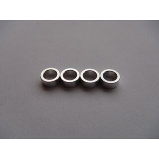 Hiro Seiko 4mm Alloy Spacer  (3.0t)  [Silver] (4 pcs)