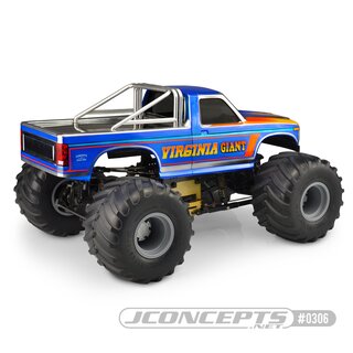 Jconcepts 1984 Ford F-250 - MT | Scale body (7.25 width & 13.00 wheelbase)