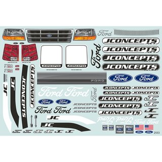 Jconcepts 1993 Ford F-150 - Rustler VXL body w/ rear spoiler