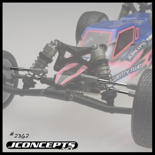 Jconcepts TLR 22 2.0, 3.0, 4.0 generation 3.5mm Fin titanium turnbuckle set - 6pc.