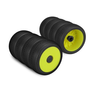 Jconcepts 1/8th off-road tire stick - holds 4 mounted tires (blue) - 4pc.