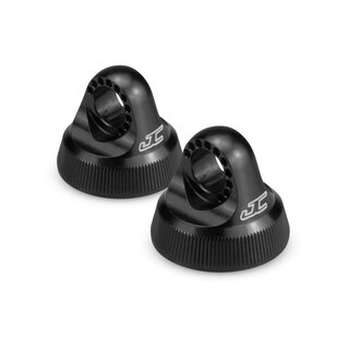 Jconcepts Fin, 12mm V2 shock cap - black