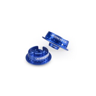 Jconcepts Fin, shock 0mm offset spring cup - blue