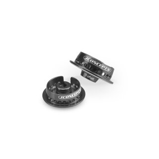 Jconcepts Fin, shock 0mm offset spring cup - black