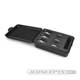 Jconcepts motor / rotor box w/ foam liner - black