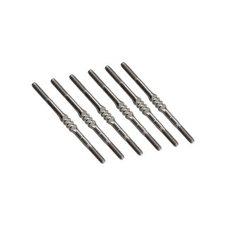 Jconcepts Yokomo YZ-2 DTM Fin Titanium turnbuckle, 6pc. set