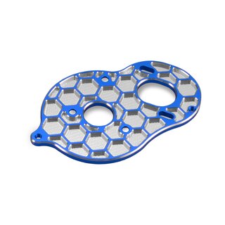 Jconcepts B6D 3-gear stand-up Honeycomb motor plate - blue