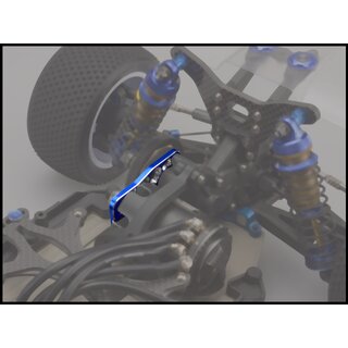 Jconcepts B6 3-gear laydown Honeycomb motor plate - blue