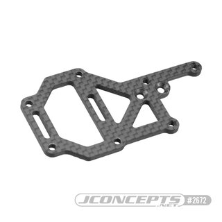 Jconcepts Tekno carbon fiber upper deck, off-set fan mount