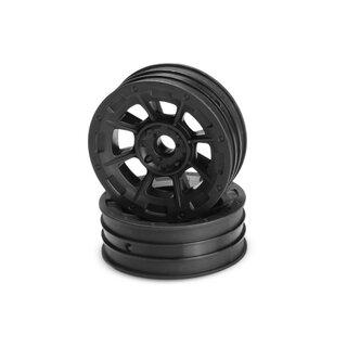 Jconcepts Hazard - 1.9 RC10 front wheel - black (3/16 x...