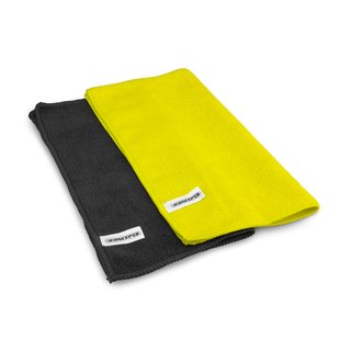 Jconcepts Dirt Racing Products - microfiber towel - black / yellow, (2pc)