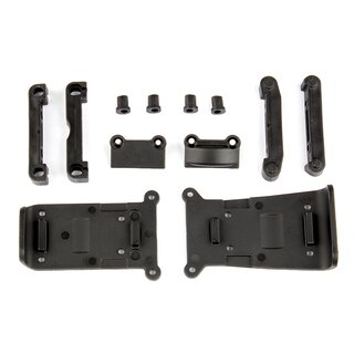 Team Associated Skid Plates and Arm Mounts Set