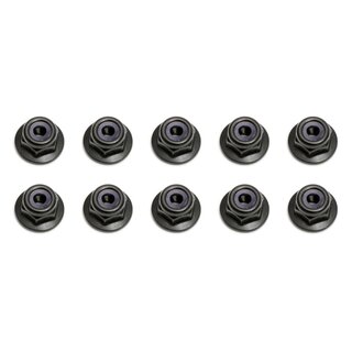 Team Associated Locknuts, M3 with flange