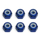Team Associated FT Locknuts, Blue Aluminum 8-32