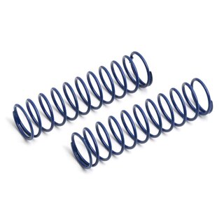 Team Associated Front Shock Springs, blue, 3.45 lb