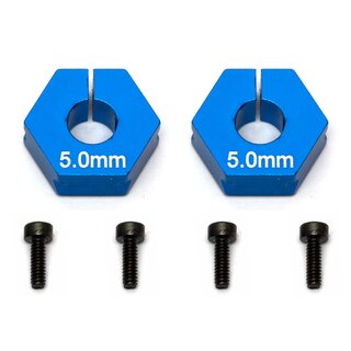 Team Associated Factory Team Clamping Wheel Hexes, 5.0mm