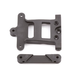 Team Associated B44 Rear Chassis Plate, 3 deg. arm mount