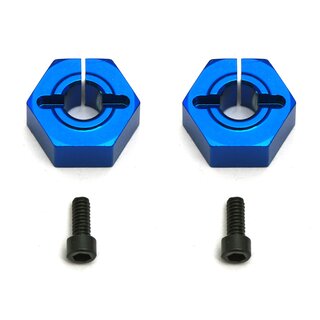 Team Associated FT 12 mm Alum. Clamping Wheel Hexes, SC10 Front