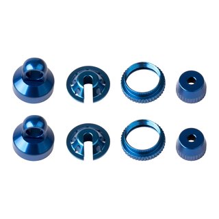 Element RC Enduro Shock Parts, blue aluminum