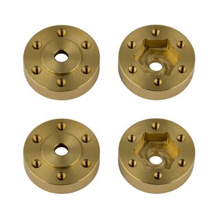Element RC FT Enduro Beadlock Hex Adapters, brass