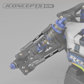 Jconcepts B6.1 Fin Titanium turnbuckle set - black, 6pc.