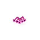 Hiro Seiko Alloy Hex Socket Flat Head Screw M3x12  [Pink]...