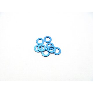 Hiro Seiko 3mm Alloy Spacer Set (1.0mm) [Y-Blue]