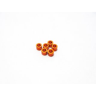 Hiro Seiko 3mm Alloy Spacer Set (2.5mm) [Orange]