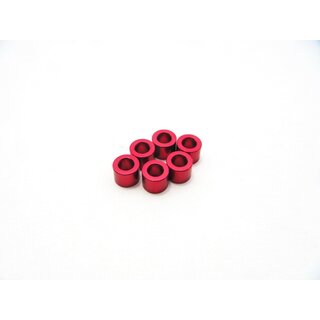 Hiro Seiko 3mm Alloy Spacer Set (4.0mm) [Red]