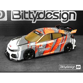 Bittydesign HC-M?1/10?clear body for M-chassis 210-225mm wheelbase