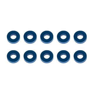 Team Associated Washers, 7.8x3.5x2.0mm, blue aluminum