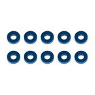 Team Associated Washers, 7.8x3.5x2.0mm, blue aluminum