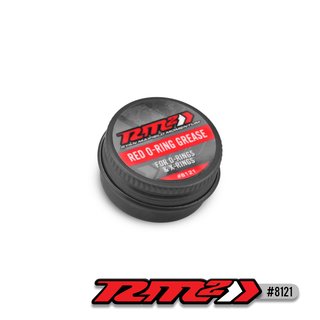 JConcepts RM2 Red, O-ring grease and treatment