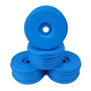 DE Racing Speedline Plus 1/8 Buggy Wheels (4pcs/Blue)