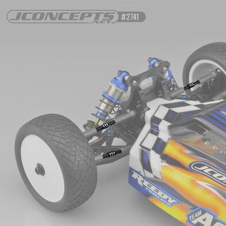 JConcepts B74 Fin Titanium turnbuckle set - black, 7pc.