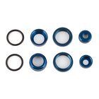 Team Associated FT 10 mm Shock Caps and Collars, blue...