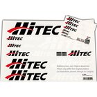 Aufkleberset HiTEC-Logo schwarz/wei/rot 100x35cm