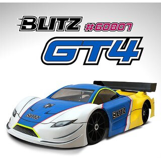Blitz GT 4 Karosserie M1:8, 08 mm