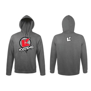 Kyosho Kyosho Sweatshirt mit Kapuze Hoodie K-CIRCLE (3XL) Grau