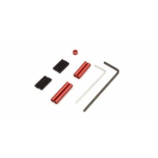 Kyosho Spurstangen Set Alu Rot Mini-Z 4X4 MX01- WB 110mm