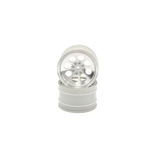 Kyosho Felgen 8 Loecher 50mm. (2) Turbo Optima - Chrome Satin