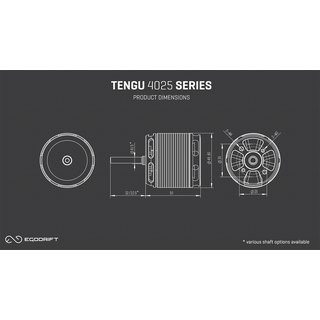 Tengu 4025HS 700kV Motor 6x23.5mm