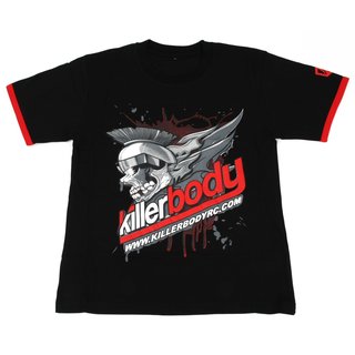 Killerbody T-Shirt Small Schwarz (190g 100% Baumwolle)