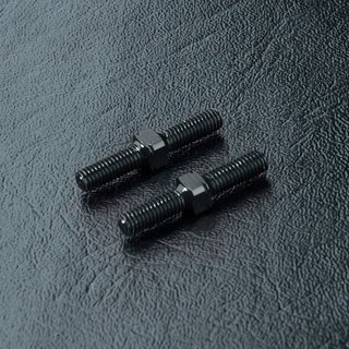 Gewindestange Gewindestange L/R Alu schwarz 3x20mm (2 Stck)