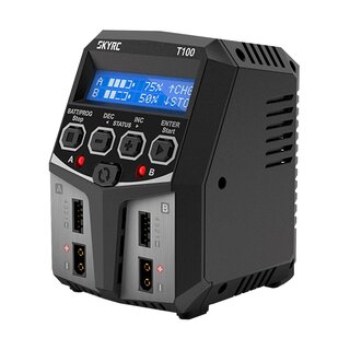 T100 AC Ladeger�t LiPo 2-4s 5A 2x50W
