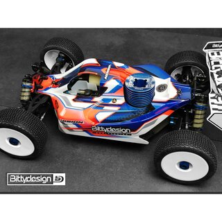 Bittydesign Vision Team Associated RC8B4 | RC8B3 Body Clear (precut)