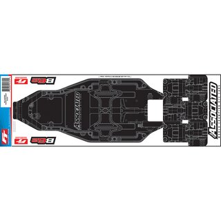 Team Associated RC10B6.2 FT Chassis Protective Sheet, printed